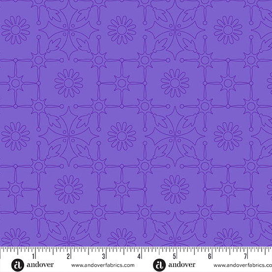 PREORDER - Andover - Alison Glass - Color Camp Bloom - Leatherwork - A-10429-P - Ships September 2026