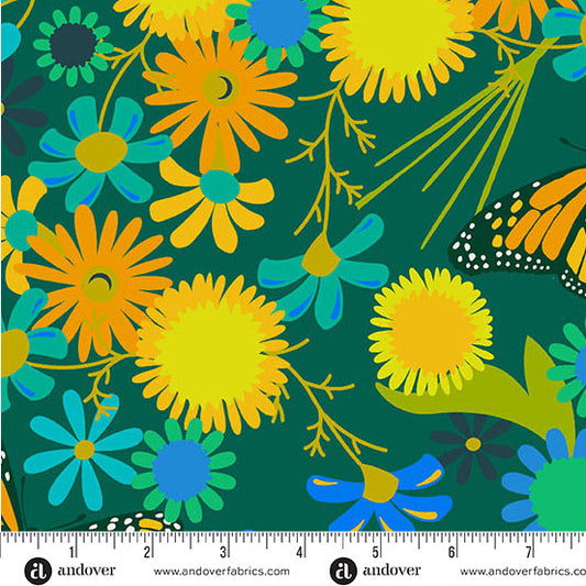 Preorder - Andover - Alison Glass - Redwood 108" Quilt Backs - Wideback - Monarch Grove - AW-10464-G - Ships August 2026