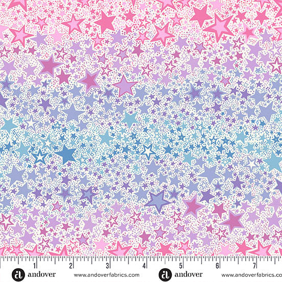 PREORDER - Andover - Makower UK - Dance Class - Ombre Stars - MU-247-Q - Ships September 2026