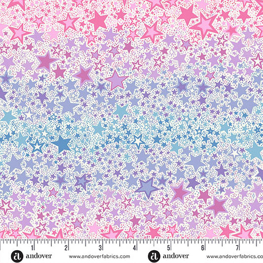 PREORDER - Andover - Makower UK - Dance Class - Ombre Stars - MU-247-Q - Ships September 2026