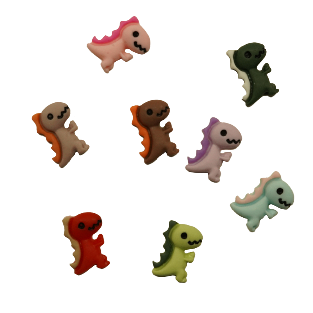 Buttons Galore and More Extinct Flat Backz Embellishment Set