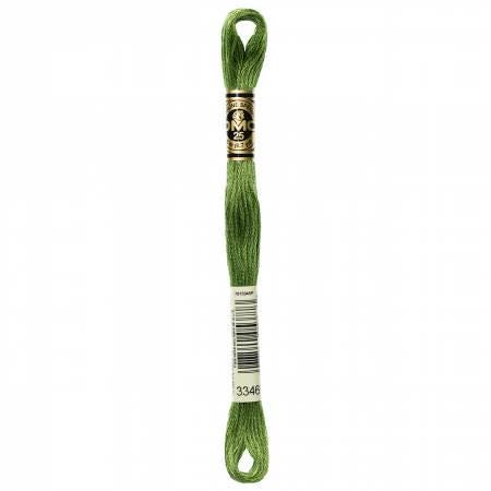 DMC Six Strand Embroidery Floss - 3345 - 3346 - 3347 - 3348 - 3350 - 3354