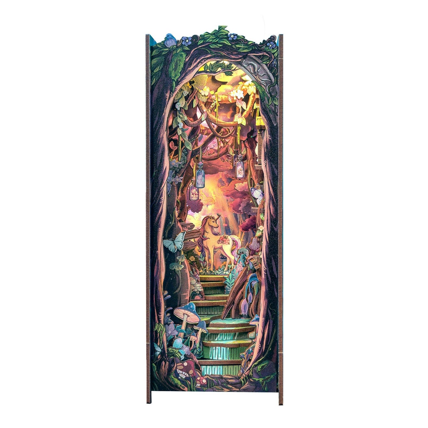 Hands Craft DIY Book Nook Kit: Grace of the Forest And Dust Cover