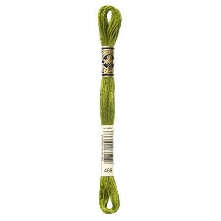 DMC Six Strand Embroidery Floss - 730 - 469 - 470 - 471 - 472 - 498