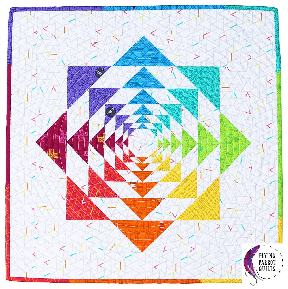 Radial Geese Quilt Pattern By Flying Parrot