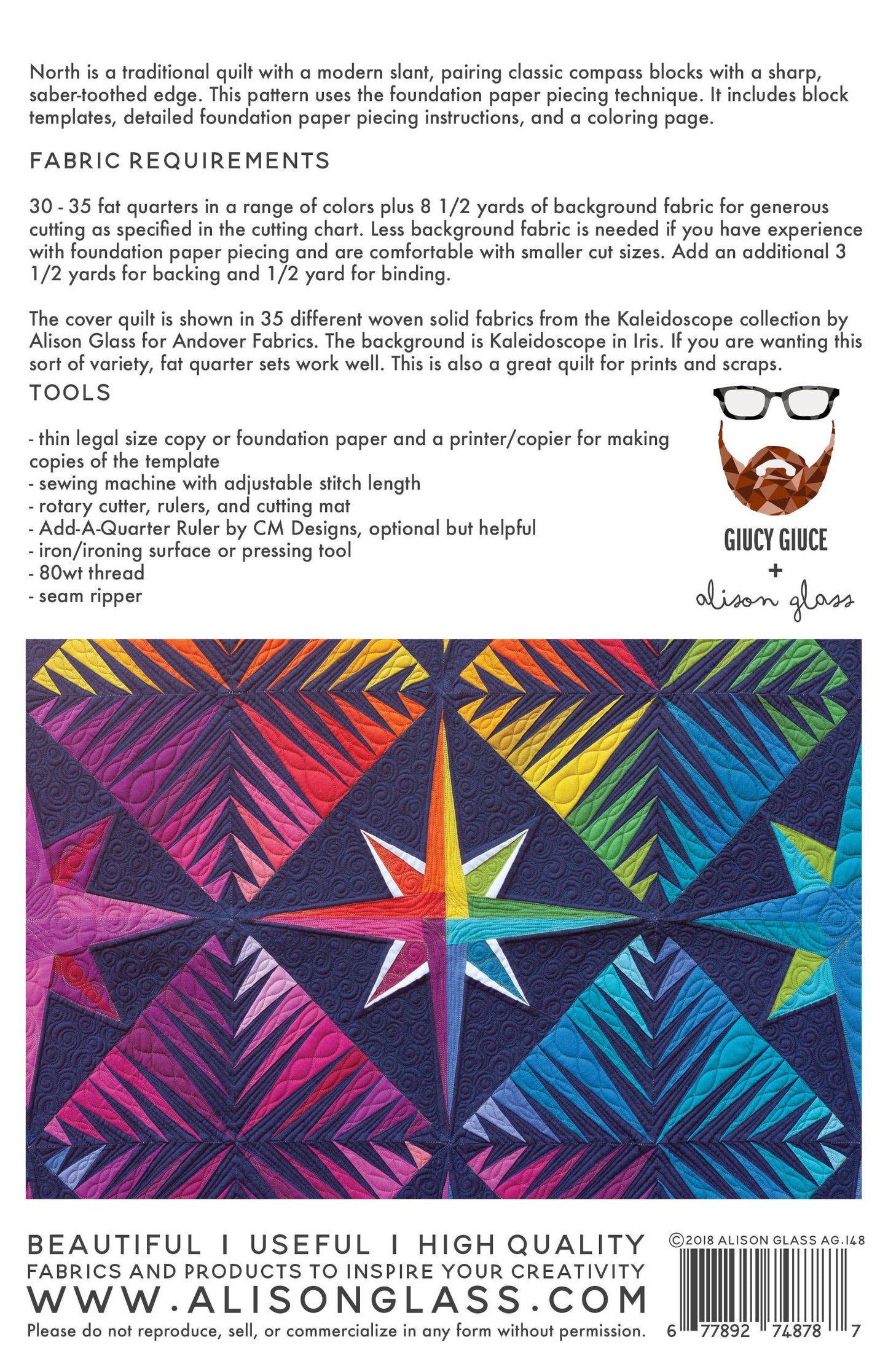 North Quilt Pattern By Alison Glass
