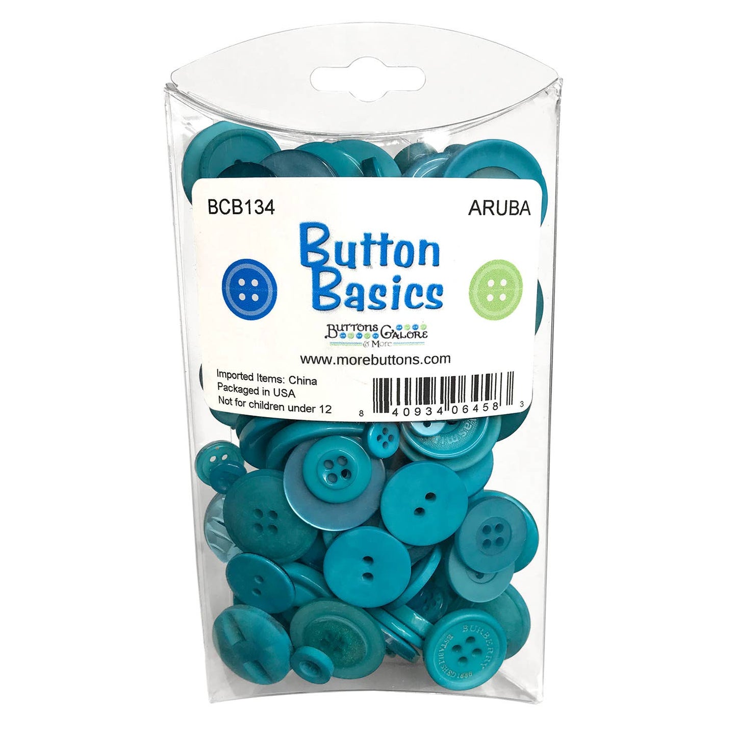 Button Basics Colorful Craft & Sewing Buttons
