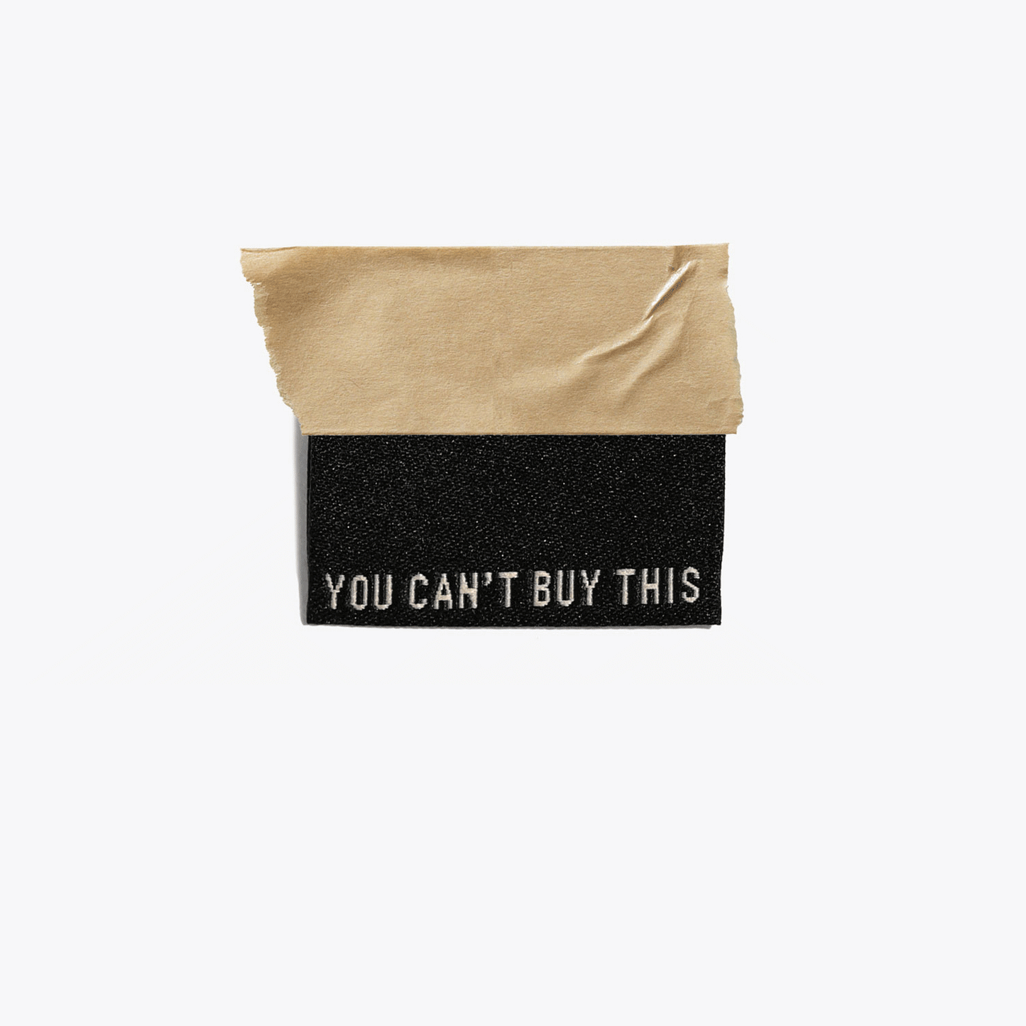 Kylie and the Machine You Can't Buy This (Black/Cream) Woven Labels