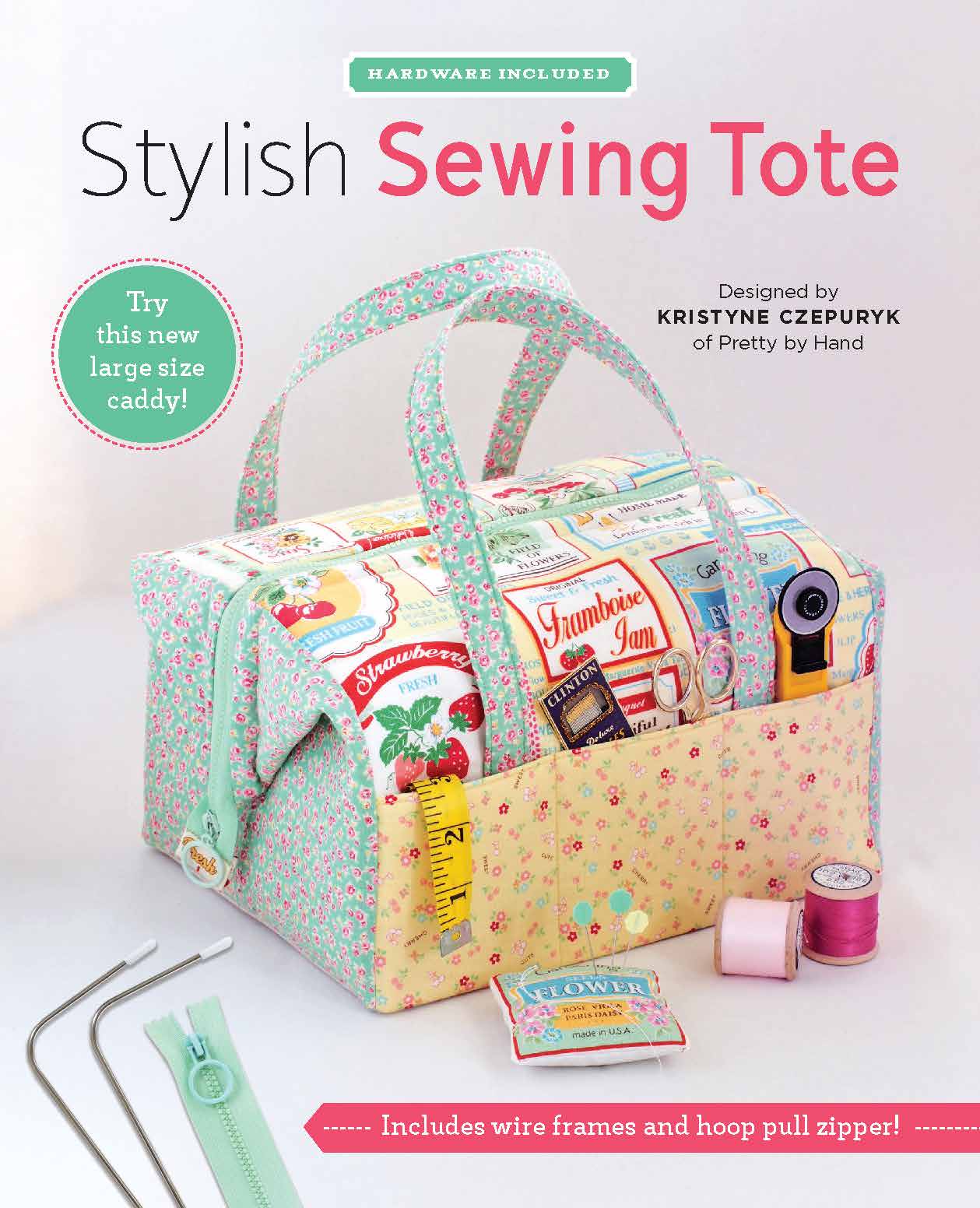 Stylish Sewing Tote Pattern And Hardware By Zakka Workshop