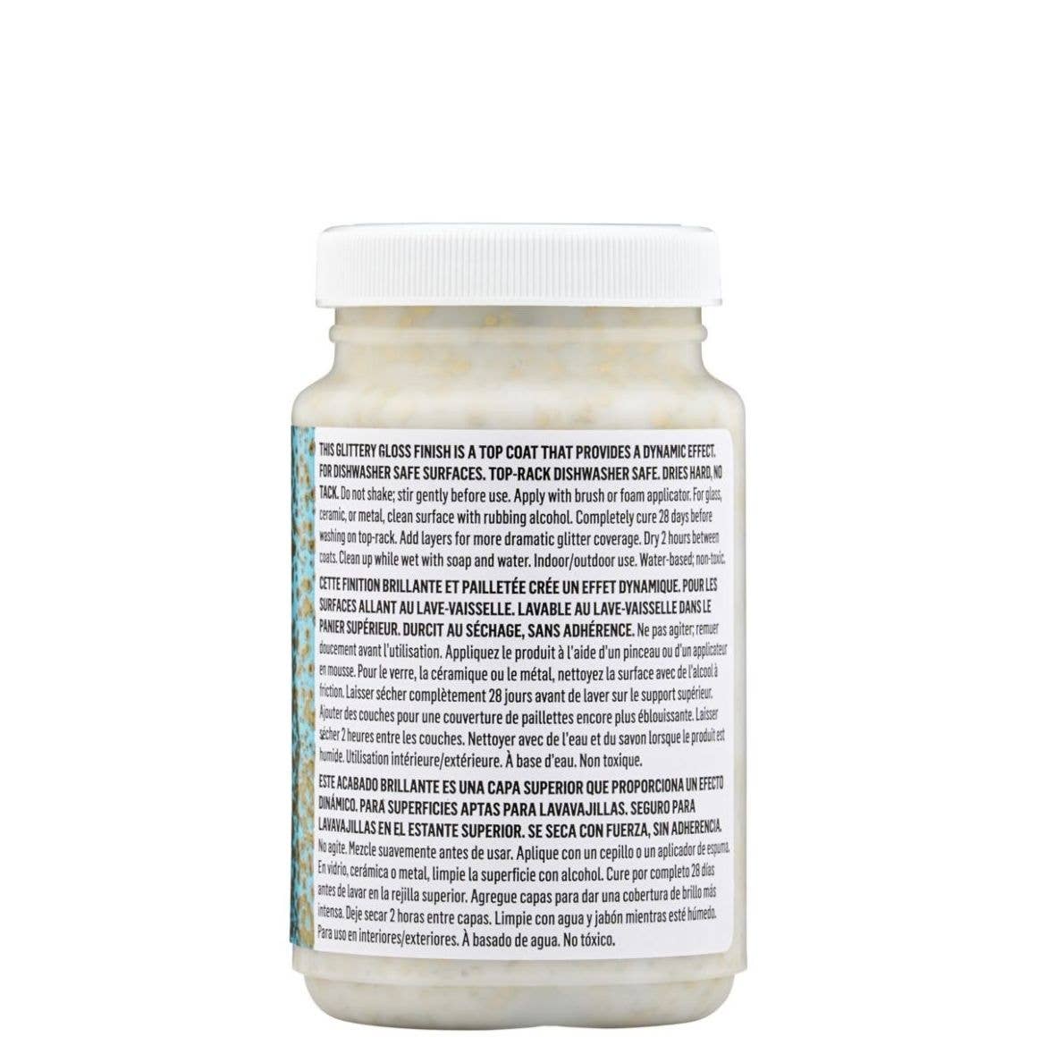 Plaid Mod Podge Dishwasher Safe Glitter - Gold, 8 oz