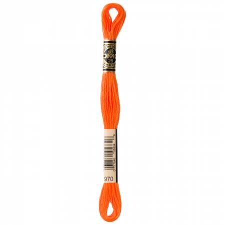 DMC Six Strand Embroidery Floss - 970 - 972 - 973 - 975 - 976 - 977