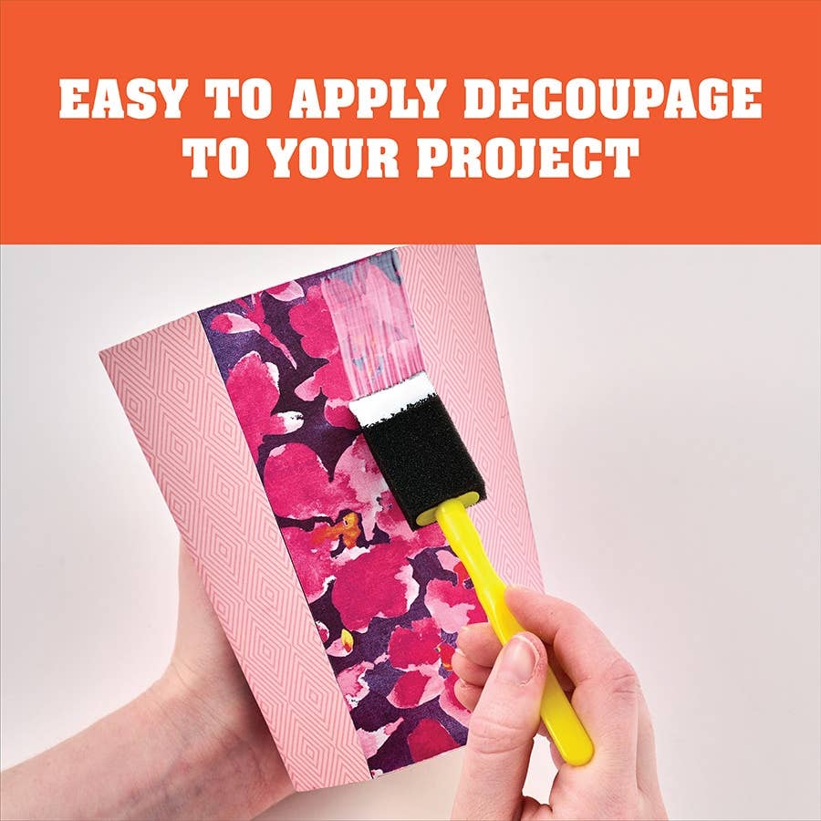 Plaid Mod Podge 4-Piece Foam Brush Set