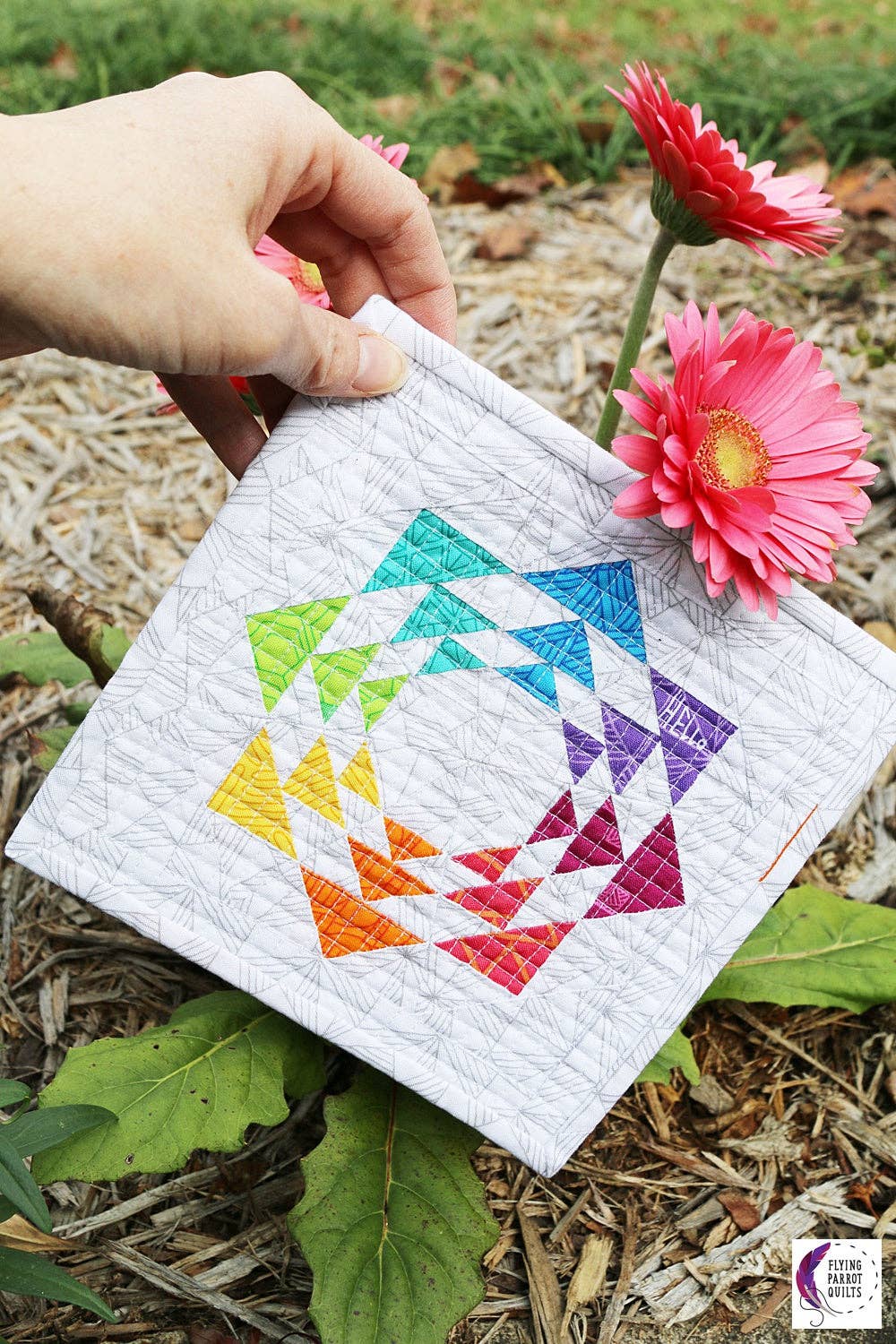 Radial Geese Quilt Pattern By Flying Parrot