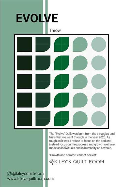 Evolve Quilt Pattern By Kiley's Quilt Pattern