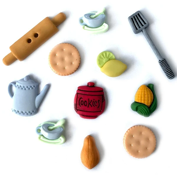 Buttons Galore and More Craft & Sewing Buttons - Kitchen Buttons