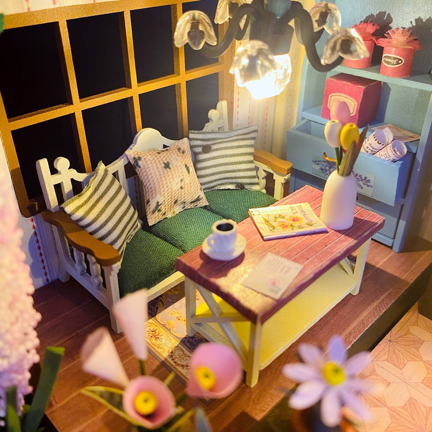 Hands Craft DIY Miniature House Kit: Garden Loft