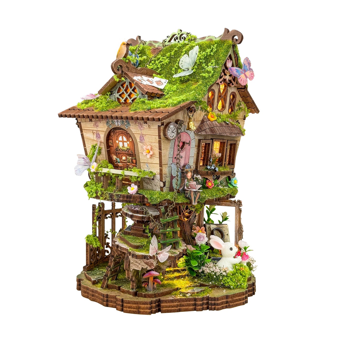 Hands Craft DIY Miniature House Kit: Fairytale Treehouse