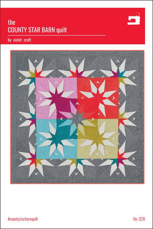The County Star Barn Quilt Pattern By Violet Craft