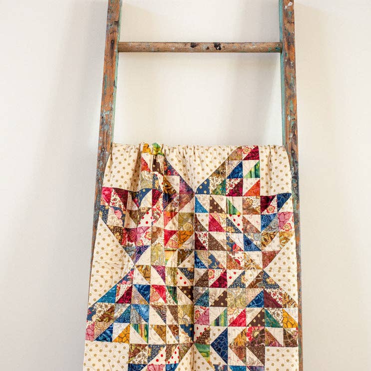 Triangle Star Quilt Pattern By Laundry Basket Quilts