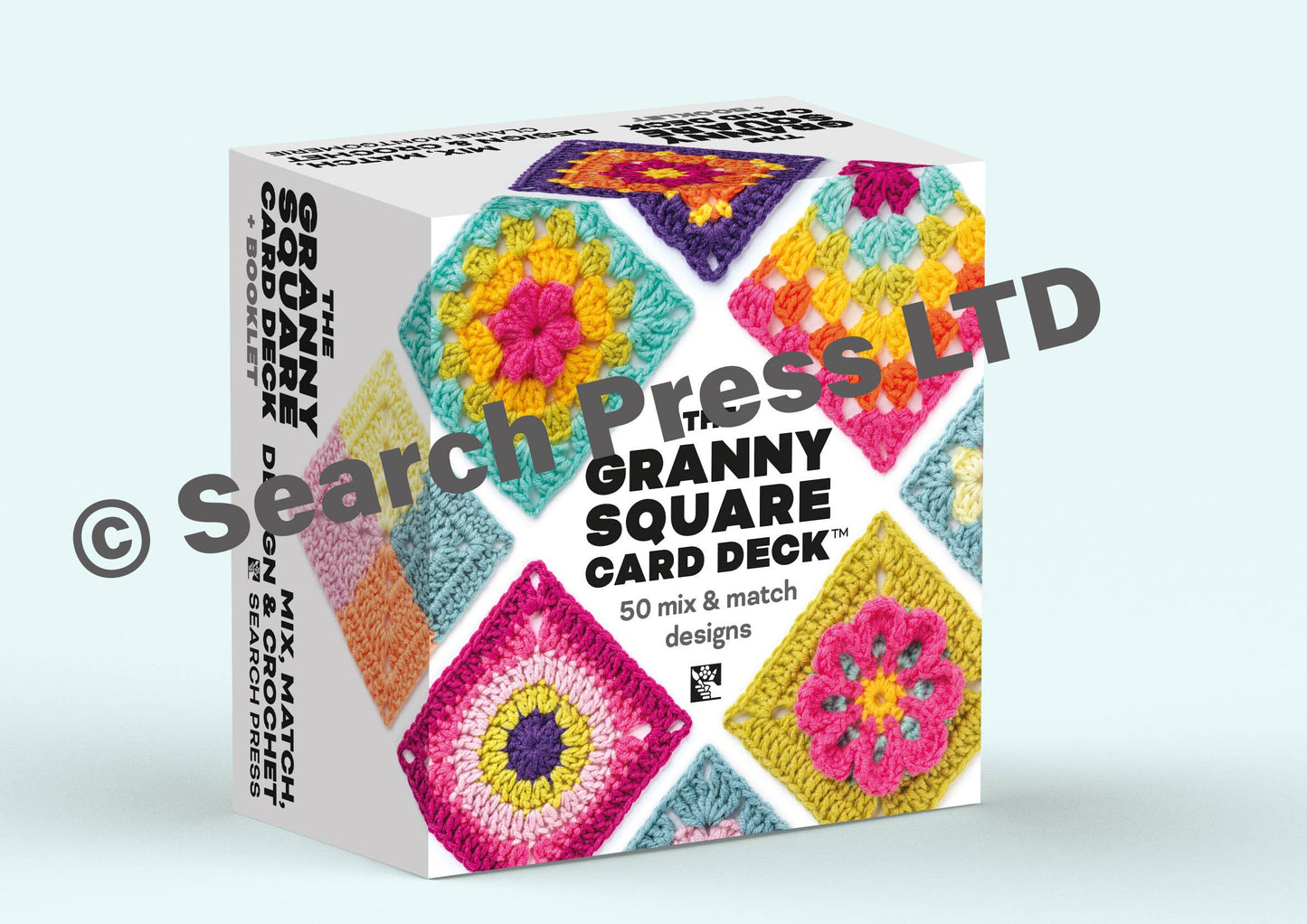 Granny Square Crochet Patterns Card Deck