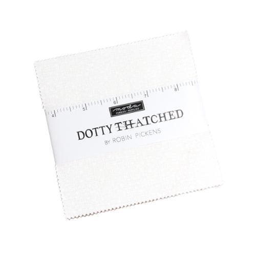 Moda - Dotty Thatched Rainbow Charm Pack