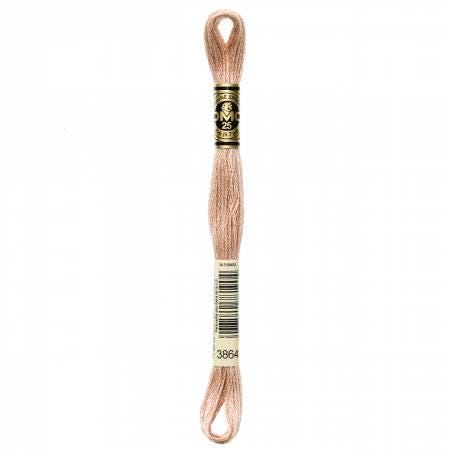DMC Six Strand Embroidery Floss - 3857 - 3858 - 3859 - 3860 - 3861 - 3862 - 3863 - 3864 - 3865 - 3866