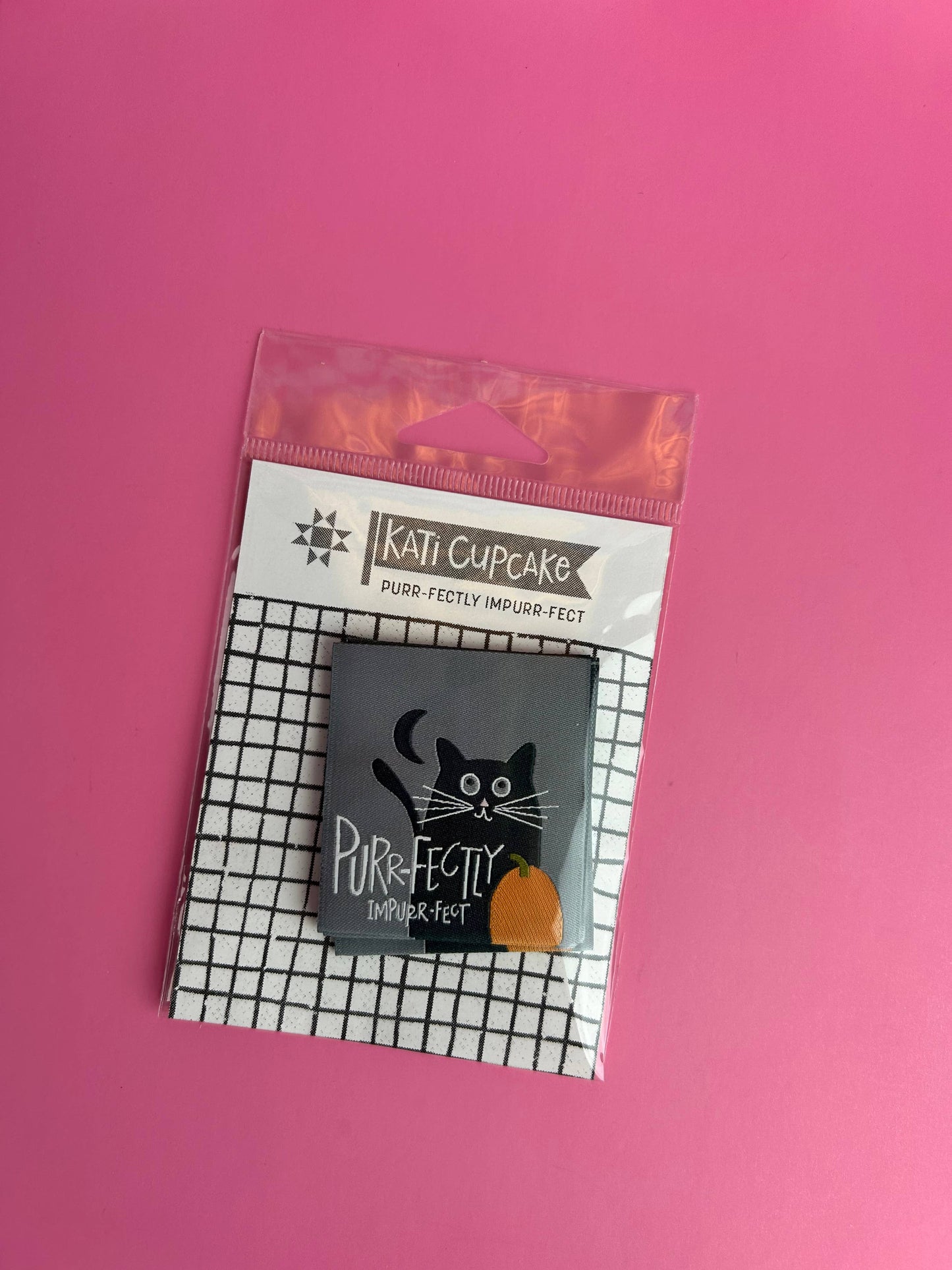 Kati Cupcake - Purr-fectly Impurr-fect - Designer Sewing Labels   