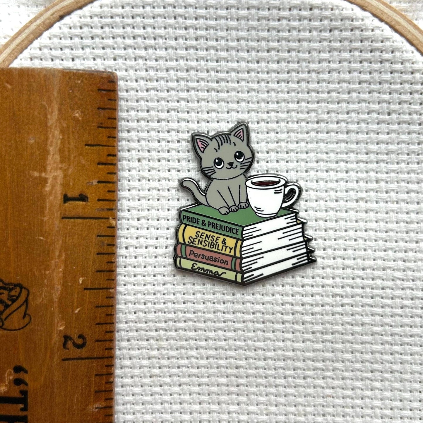 Cats, Coffee and Jane Austen: Emma, Sense & Sensibility, Pride and Prejudice, Persuasion Books Needle Minder
