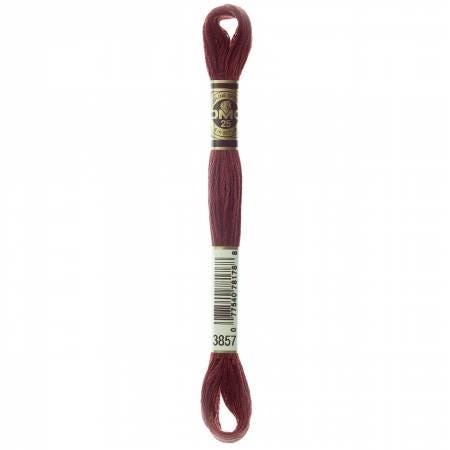 DMC Six Strand Embroidery Floss - 3857 - 3858 - 3859 - 3860 - 3861 - 3862 - 3863 - 3864 - 3865 - 3866