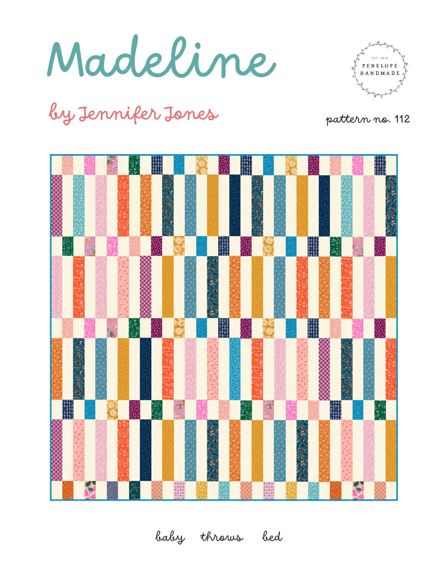 Madeline Quilt Pattern By Penelope Handmade