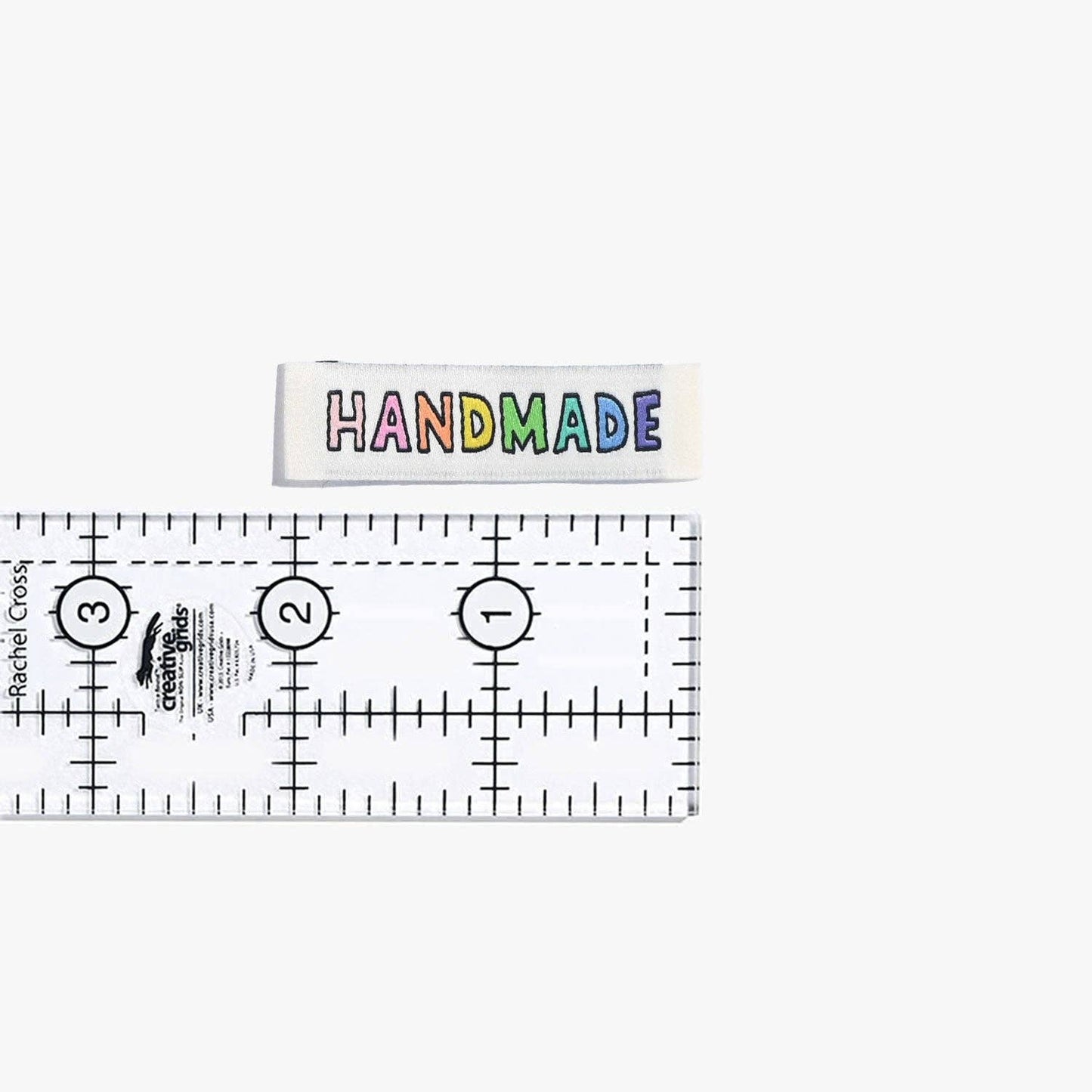 Kylie and the Machine Handmade Rainbow Woven Labels - 1 Pack