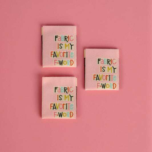 Kati Cupcake - Fabric F-Word - Designer Sewing Labels