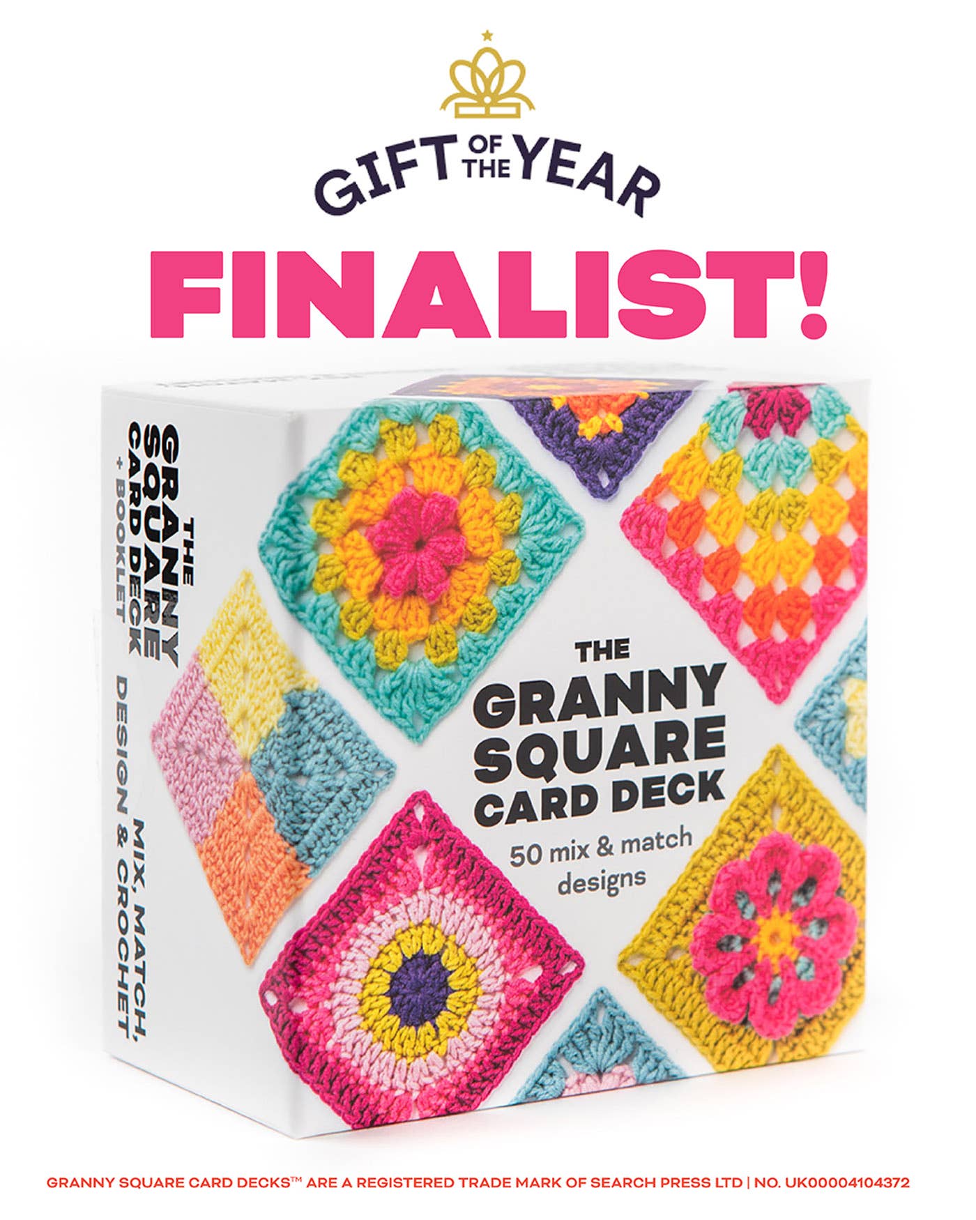 Granny Square Crochet Patterns Card Deck