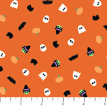 Figo - Kimberlee Peers - Moore - Mr. Bones Sews - Halloween Spooky Witch Ghost Skull Bat Cat Pumpkin Sprinkles - 91076-56