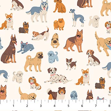 Figo - Always By My Side - Dogs on Cream - 91326-11