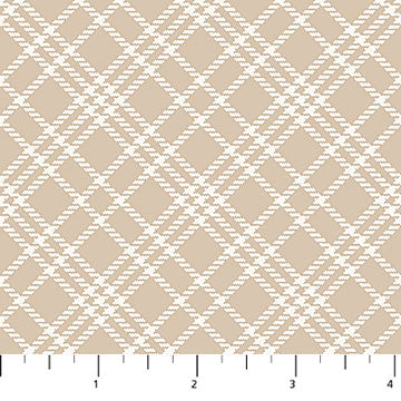 Figo - Always By My Side - Plaid Checks Taupe - 91331-30