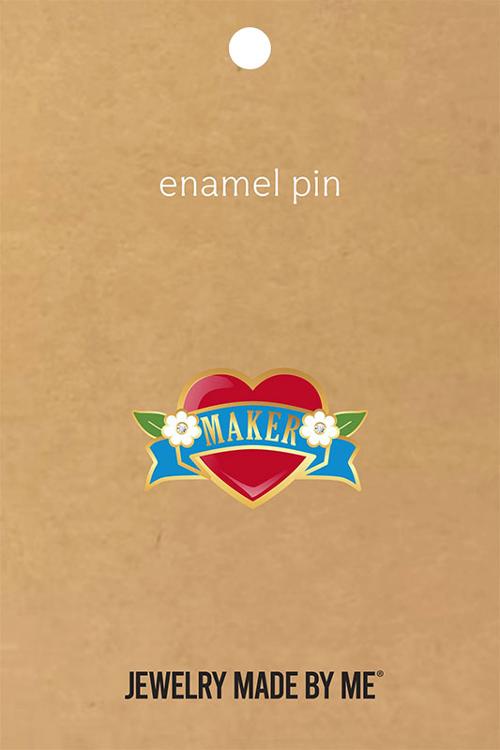 Moda Maker Heart Enamel Pin