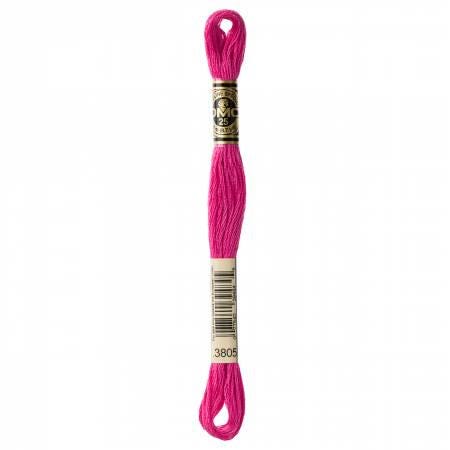 DMC Six Strand Embroidery Floss - 3801 - 3802 - 3803 - 3804 - 3805 - 3806