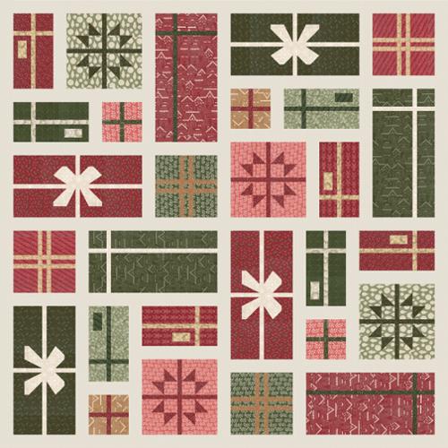 Moda - Gingerbread Lane - Christmas Factory Cut Quilt Kit