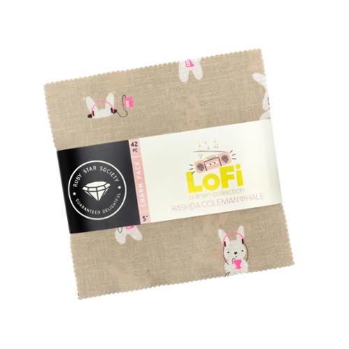 PREORDER - Ruby Star Society - Lofi Linen - 5" Squares Charm Pack - Ships August 2026