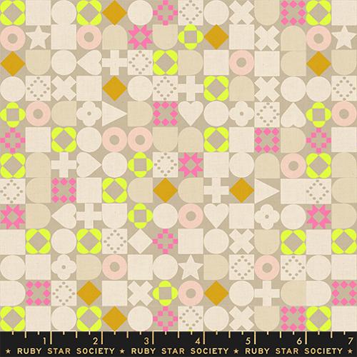 PREORDER - Ruby Star Society - Lofi Linens - Blocked Geometric Shapes - RS1134 13CL - Ships August 2026