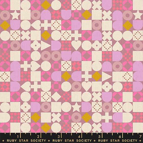 PREORDER - Ruby Star Society - Lofi Linens - Blocked Geometric Shapes - RS1134 19CL - Ships August 2026