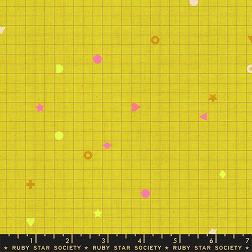 PREORDER - Ruby Star Society - Lofi Linens - Power Grid Geometric Shapes - RS1135 13CL - Ships August 2026