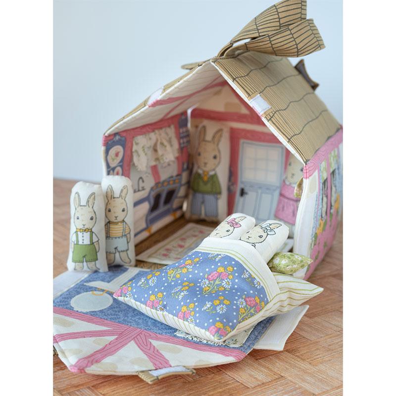 PREORDER - Moda - Stacy Iest Hsu - My Secret Garden Panel - Bunny Cottage - 20989 11 - Ships July 2026