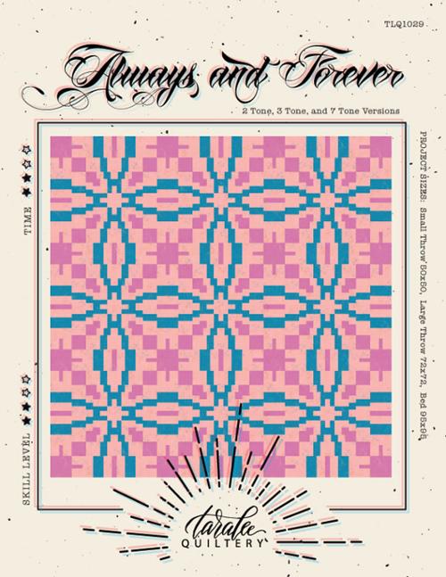 Always and Forever Quilt Pattern By Taralee Quiltery and Freaky Familiars Fabric Kit Option