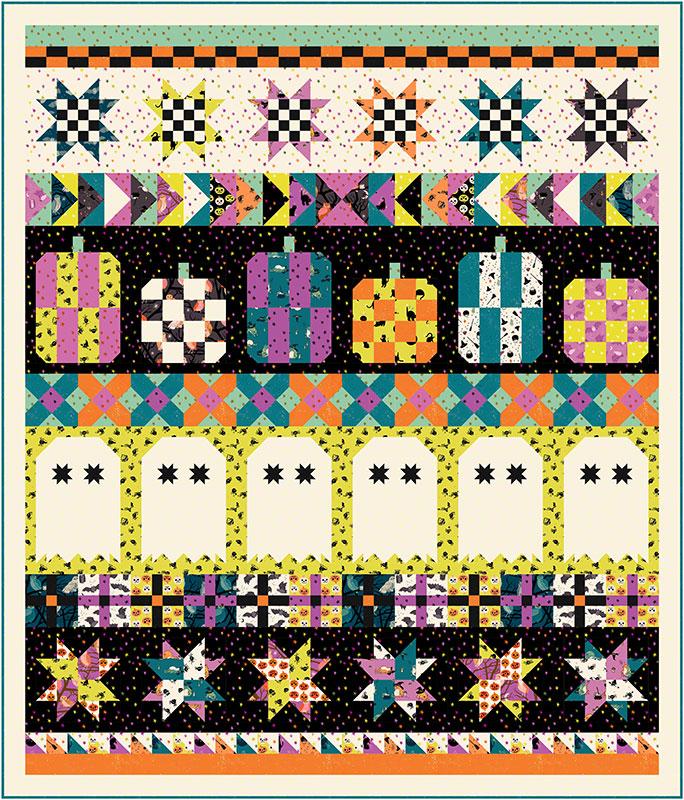 Boo Crew Block Of The Month Quilt Pattern By Copper Kettle