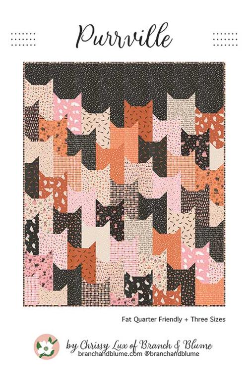 Purrville Quilt Pattern By Branch and Blume