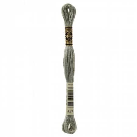 DMC Six Strand Embroidery Floss - 640 - 642 - 644 - 645 - 646 - 647 - 648