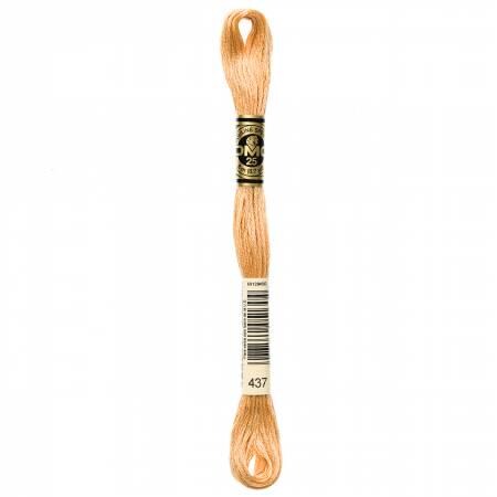 DMC Six Strand Embroidery Floss - 420 - 422 - 433 - 434 - 435 - 436 - 437 - 444 - 445
