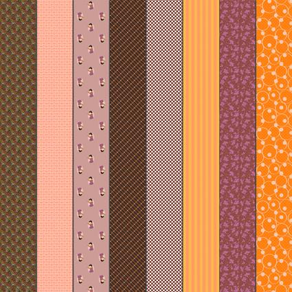 Preorder - Moda - Jen Kingwell - Gathered Lollies - Hazel - 18291 11 - Ships July 2026
